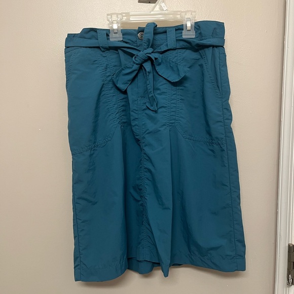 Eddie Bauer Blue Nylon Active Fit Skirt - Picture 1 of 3